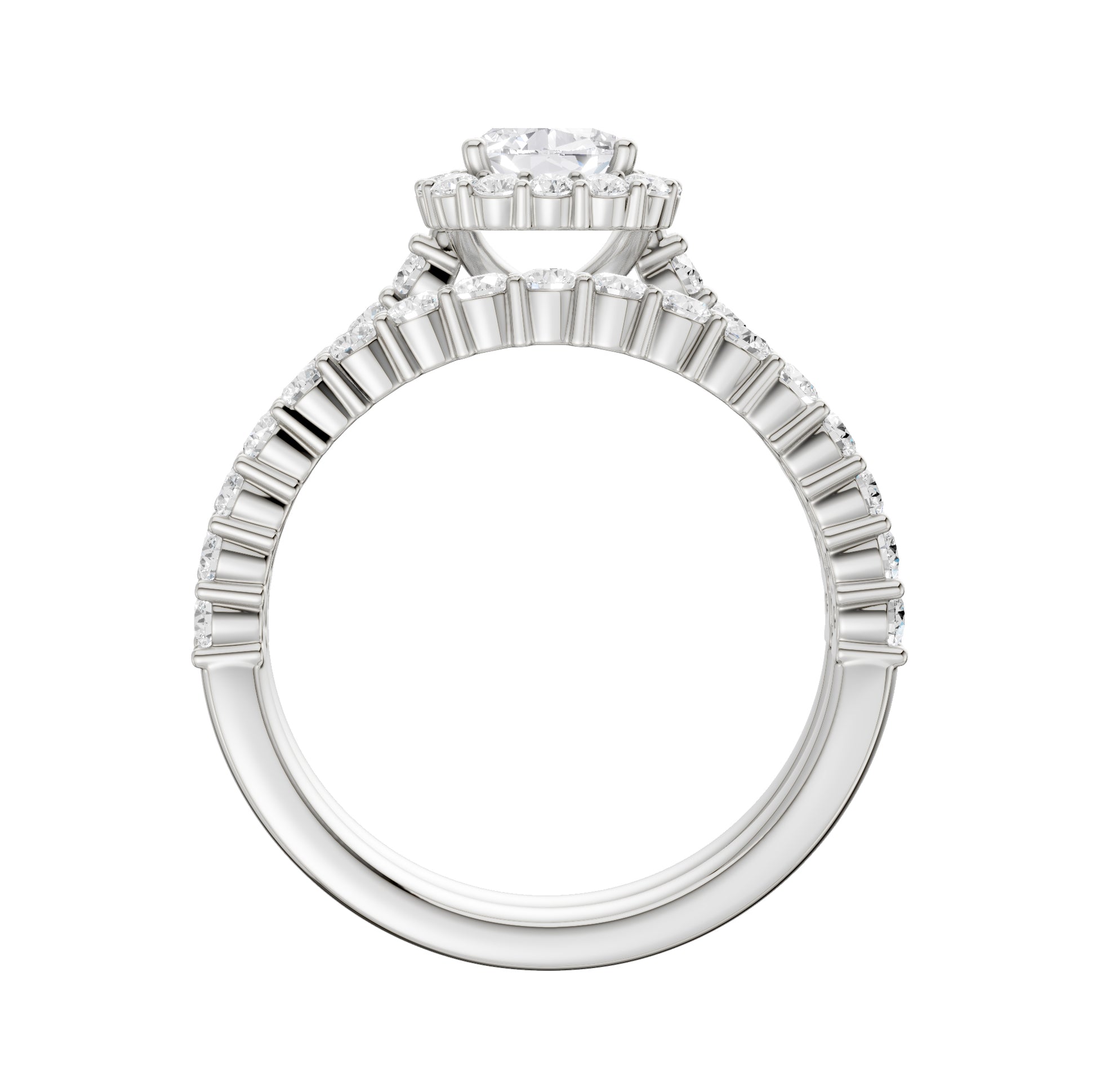 14K 2.00CT Diamond Bridal Set