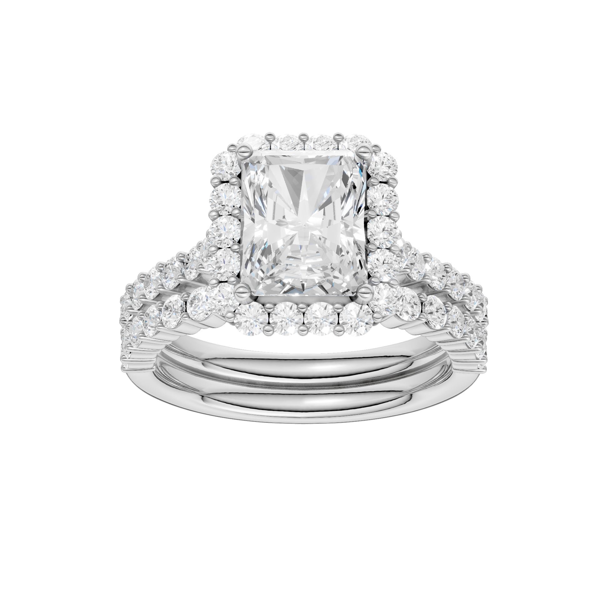 14K 3.00CT Diamond Bridal Set