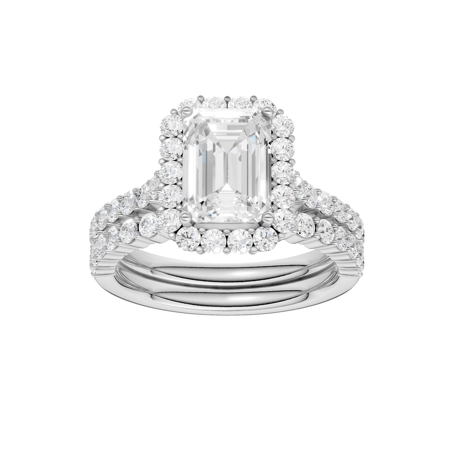 14K 3.00CT Diamond Bridal Set
