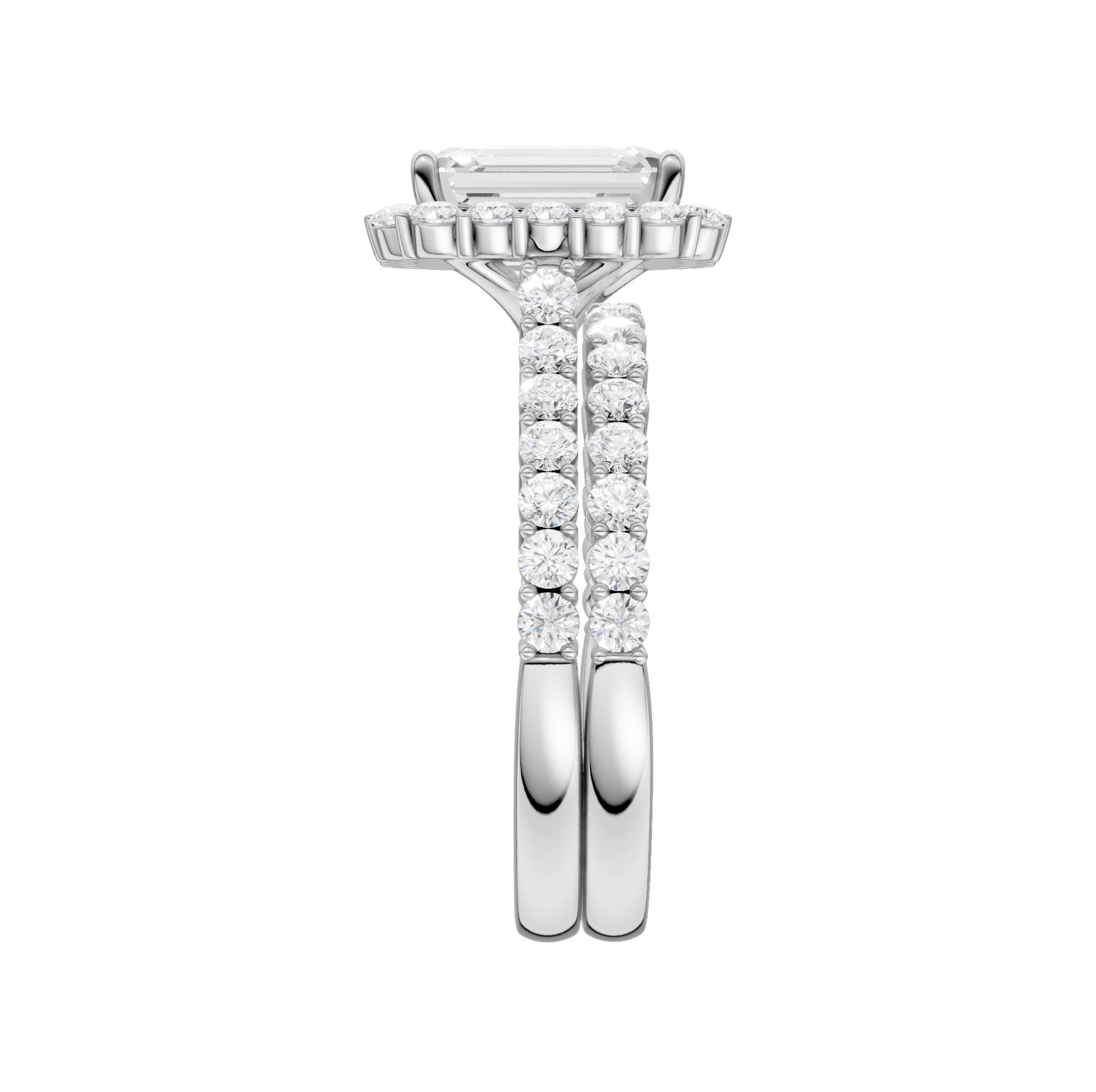 14K 3.00CT Diamond Bridal Set