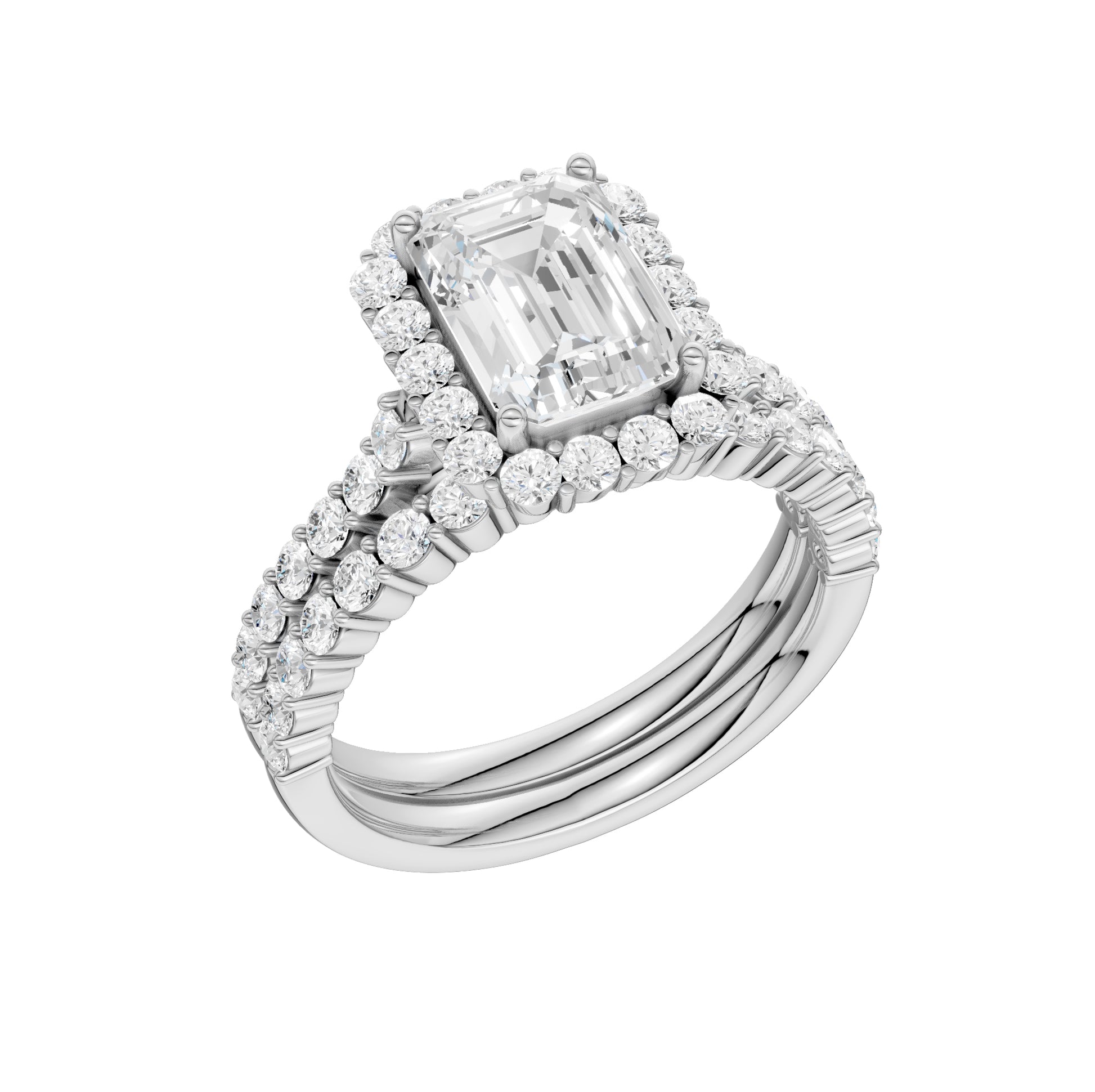 14K 3.00CT Diamond Bridal Set