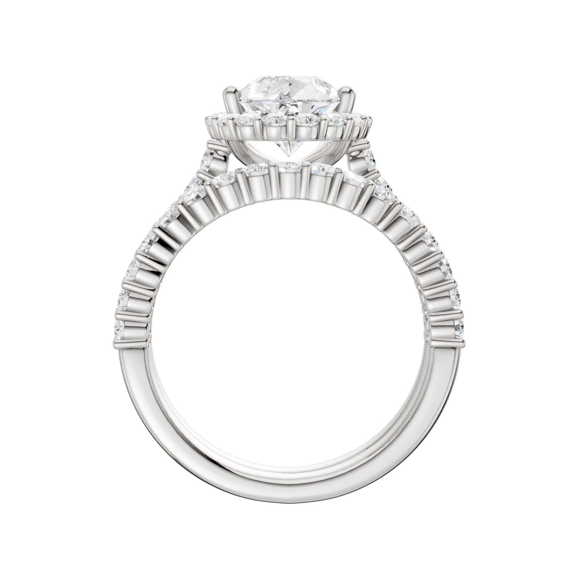 14K 3.00CT Diamond Bridal Set