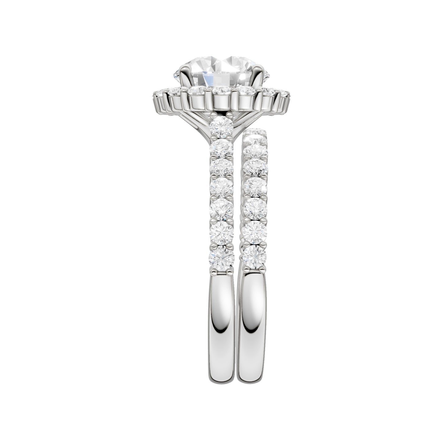 14K 3.00CT Diamond Bridal Set