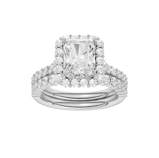 14K 3.00CT Diamond Bridal Set