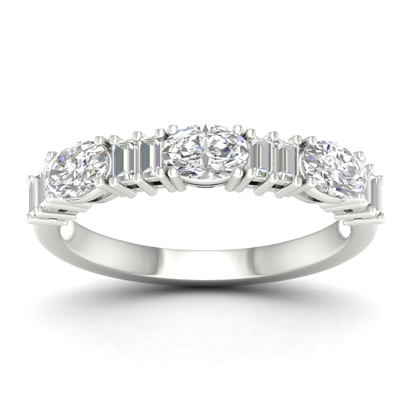 14K 1.00CT Fancy Lab Grown Diamond Band