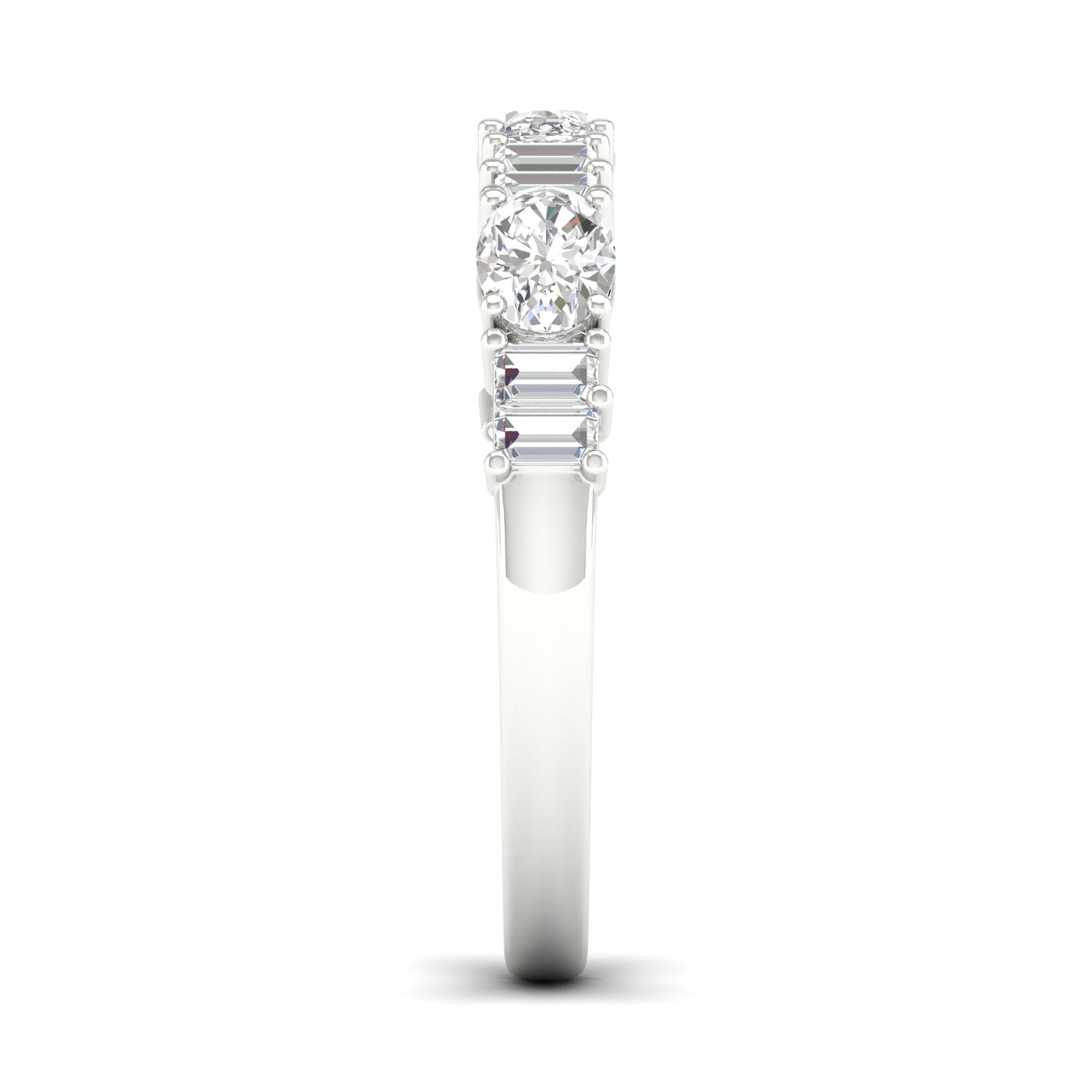 14K 1.00CT Fancy Lab Grown Diamond Band