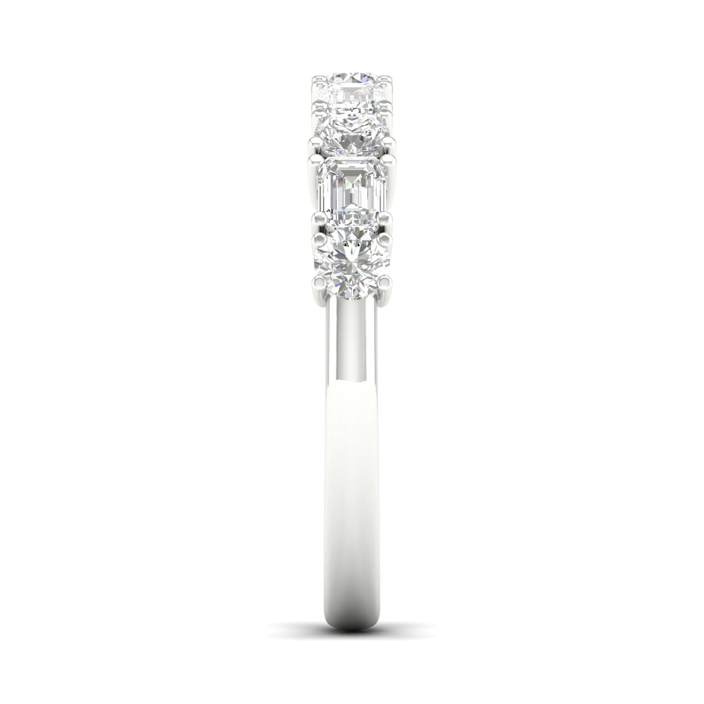 14K 1.00CT Fancy Lab Grown Diamond Band