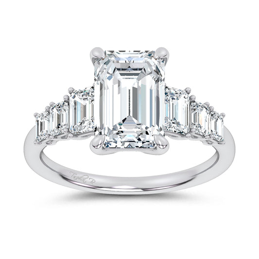 14K 4.06CT Diamond Engagement Ring