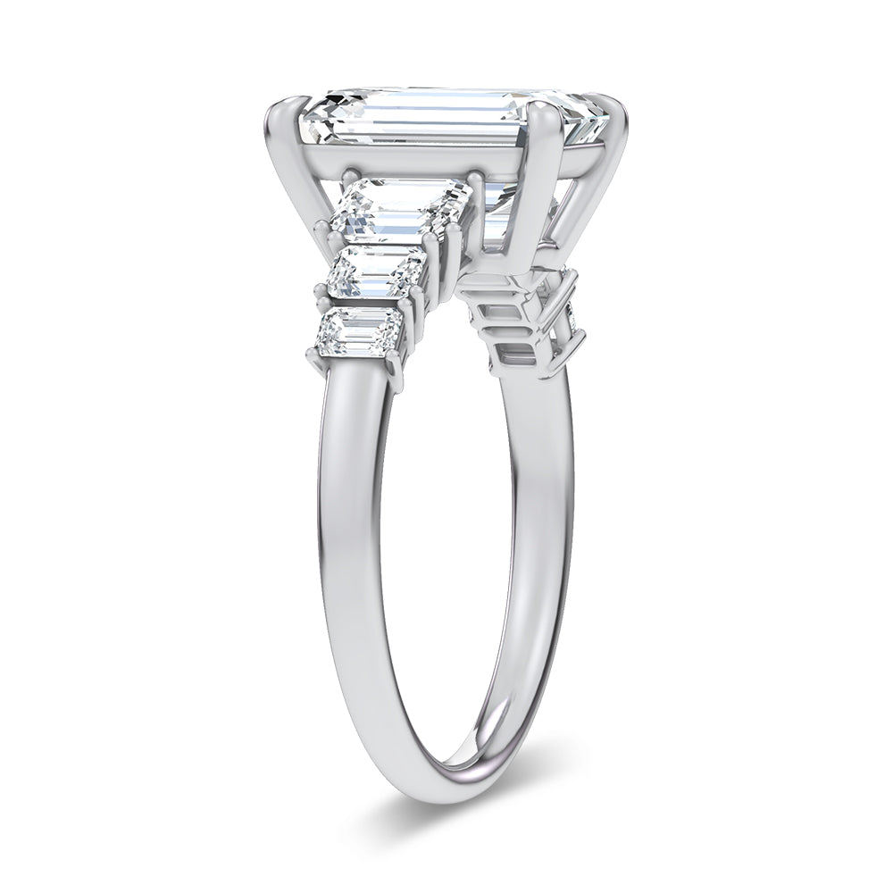 14K 4.06CT Diamond Engagement Ring