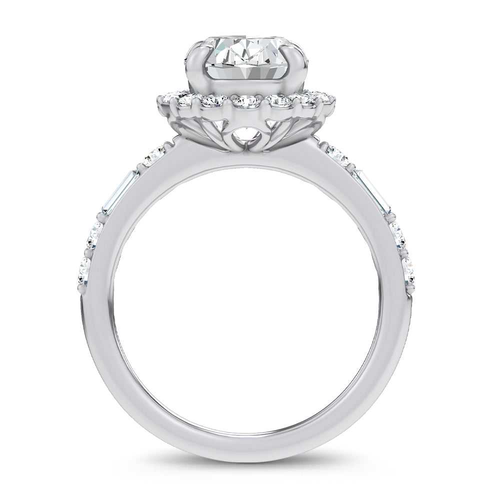 14K 3.82CT Lab Diamond Ring