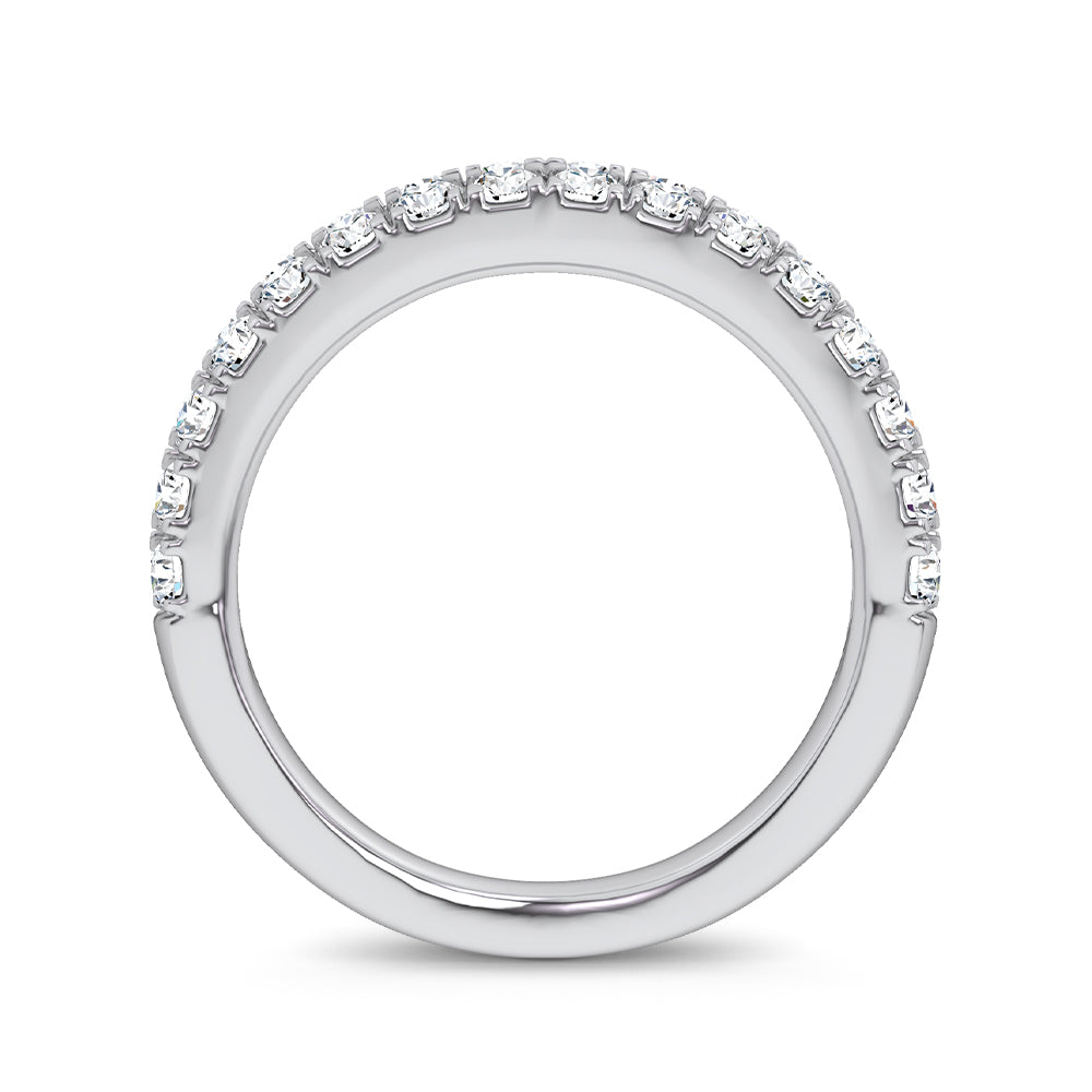 14K 2.00CT Lab Diamond Fancy Band