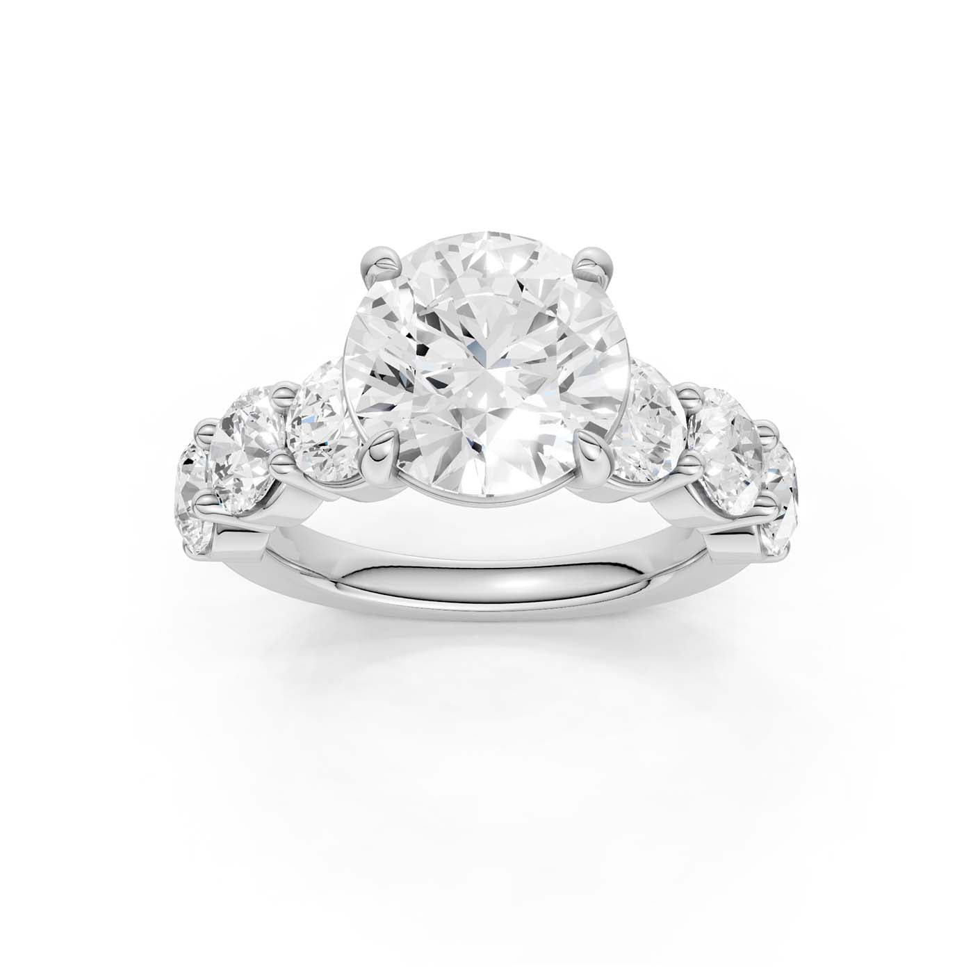 14K 7.00CT Lab Grown Diamond Engagement Ring