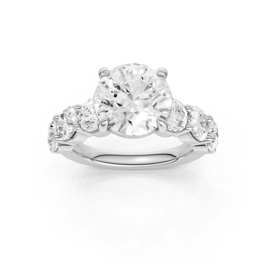 14K 7.00CT Lab Grown Diamond Engagement Ring