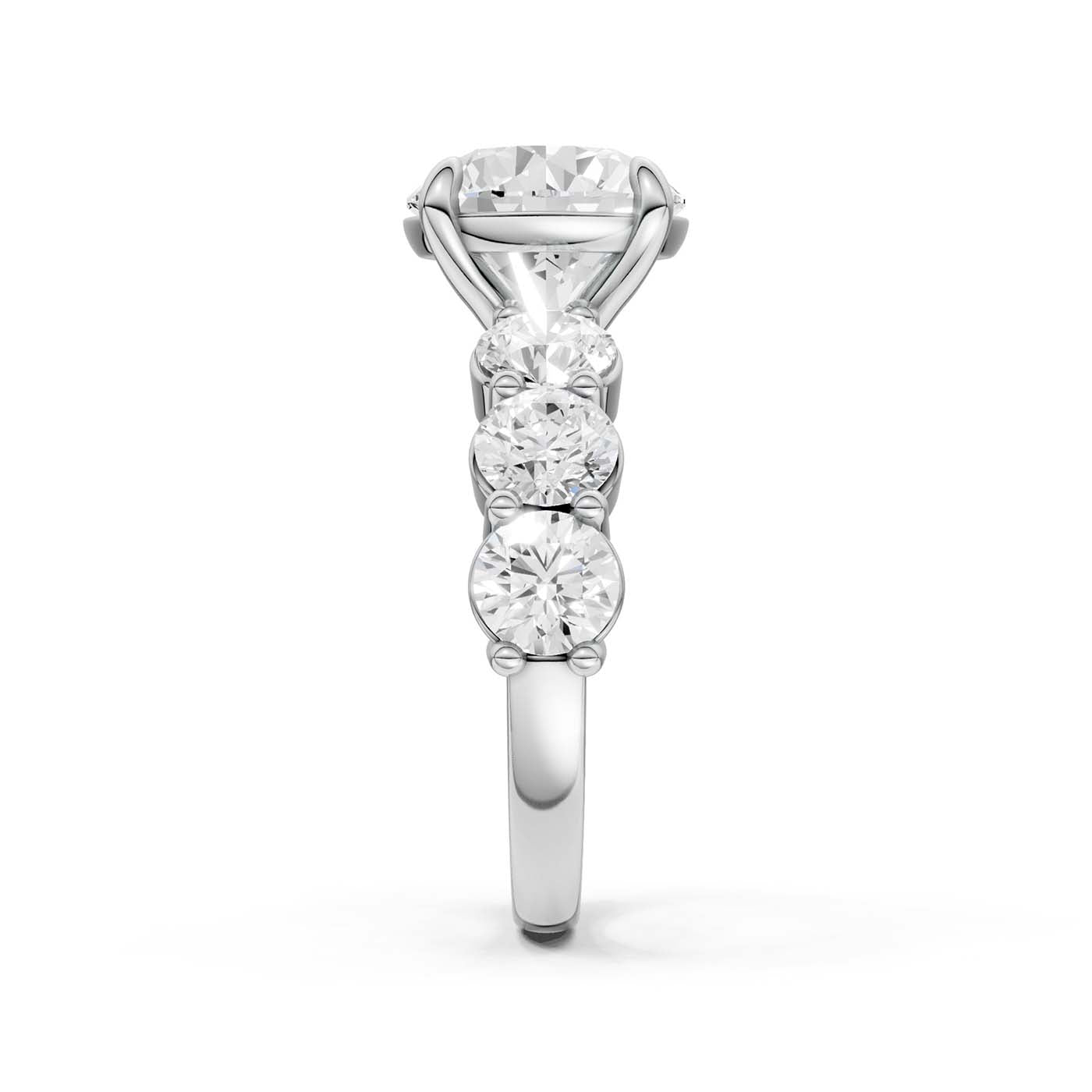 14K 7.00CT Lab Grown Diamond Engagement Ring