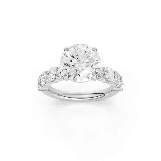 14K 4.50CT Lab Grown Diamond Engagement Ring