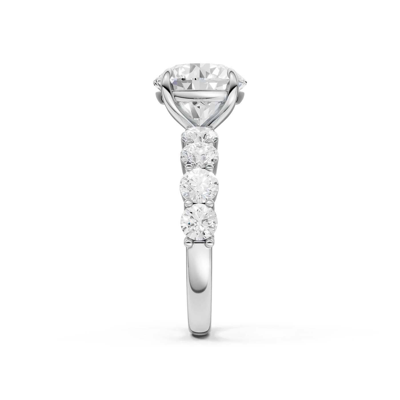 14K 4.50CT Lab Grown Diamond Engagement Ring