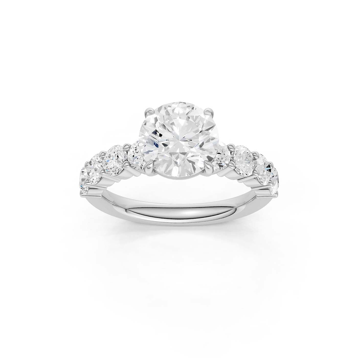 14K 3.00CT Lab Grown Diamond Engagement Ring