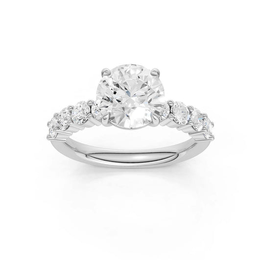 14K 2.75CT Lab Grown Diamond Engagement Ring