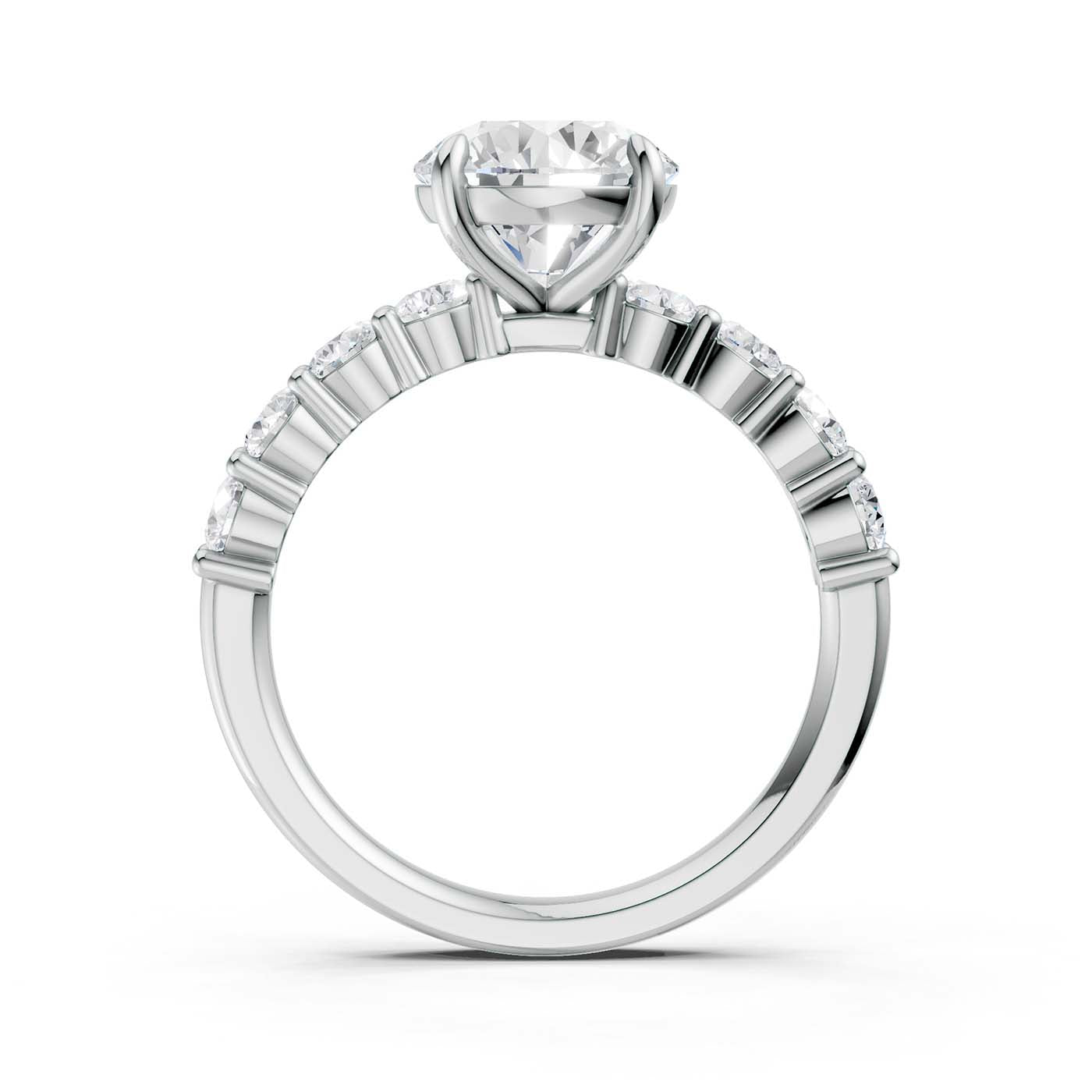 14K 2.75CT Lab Grown Diamond Engagement Ring