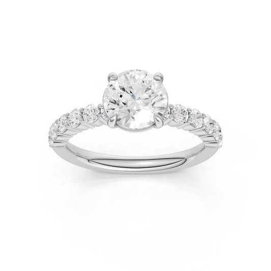 14K 2.00CT Lab Grown Diamond Engagement Ring