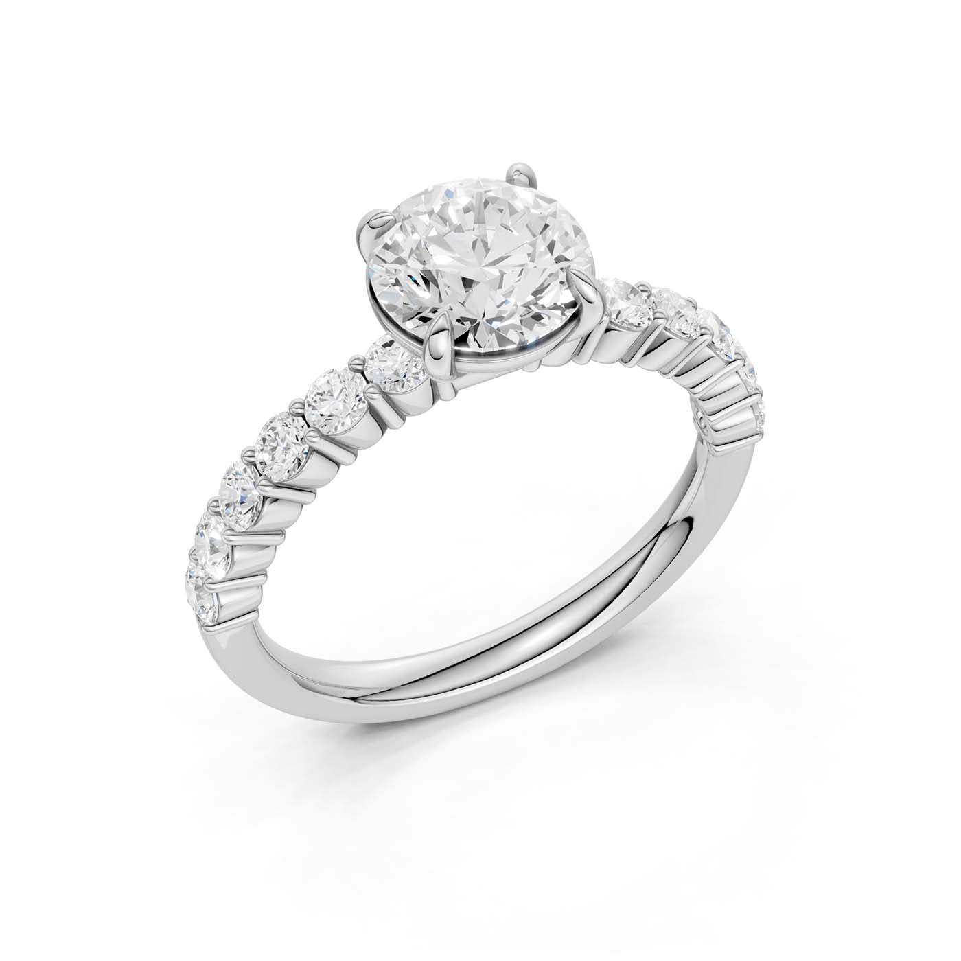 14K 2.00CT Lab Grown Diamond Engagement Ring