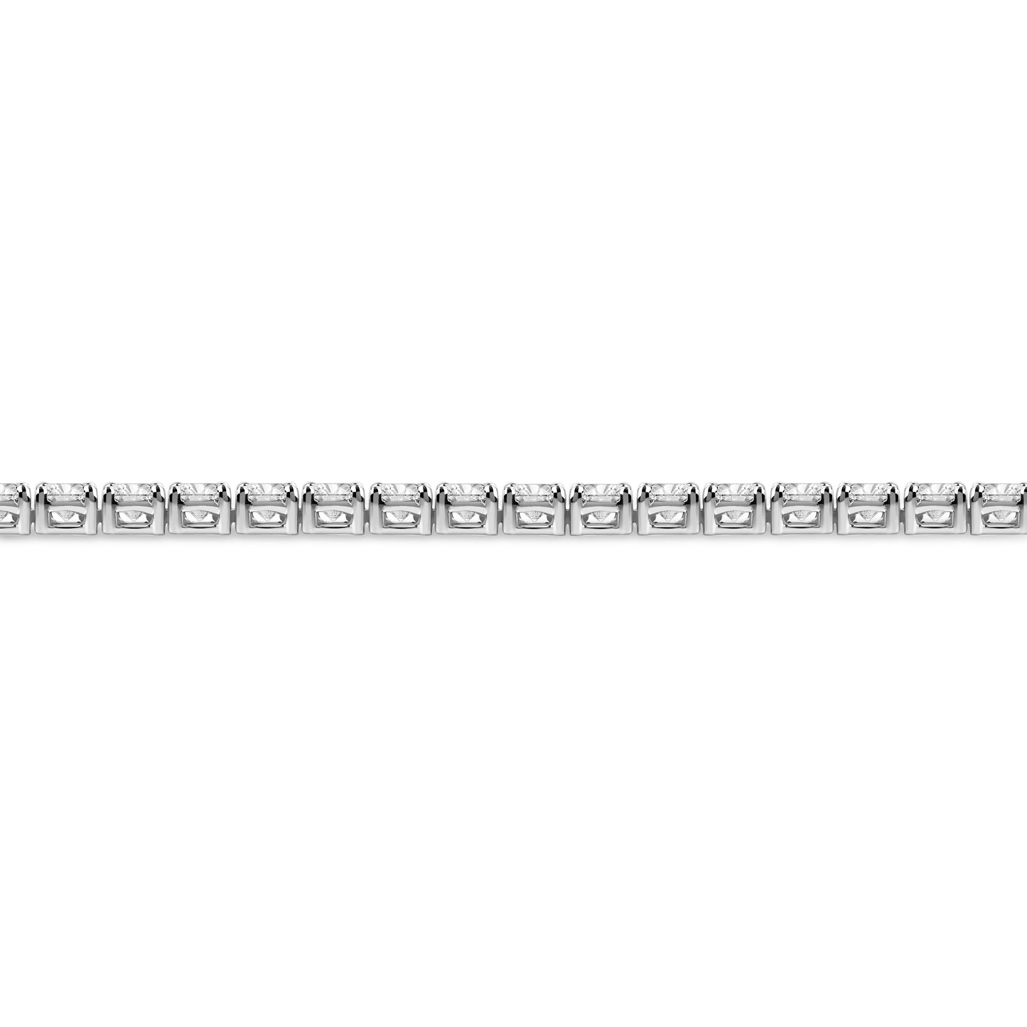 14K 29.00CT 22.6 Inch Diamond Tennis Necklace