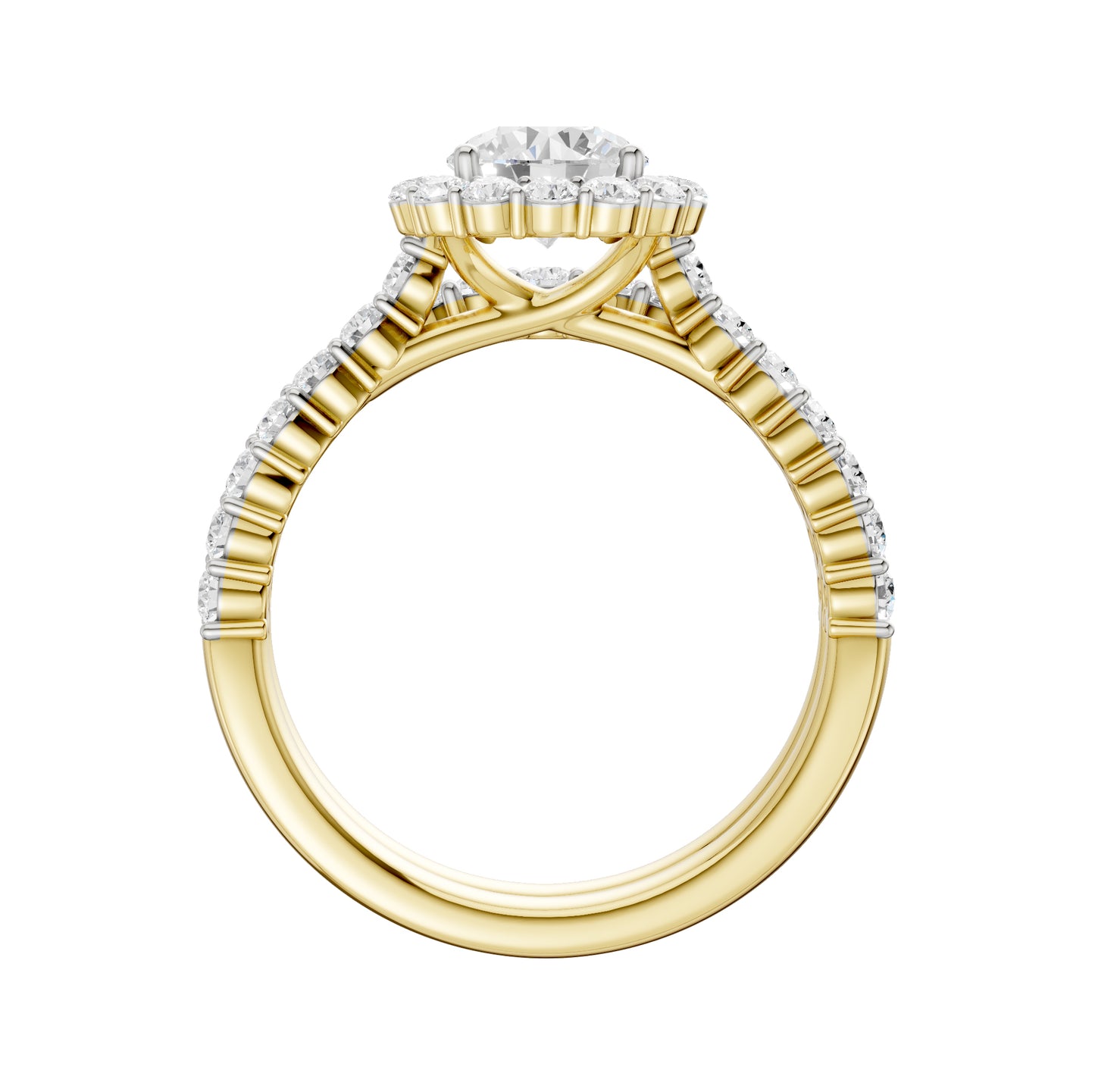 14K 2.00CT Diamond Bridal Set