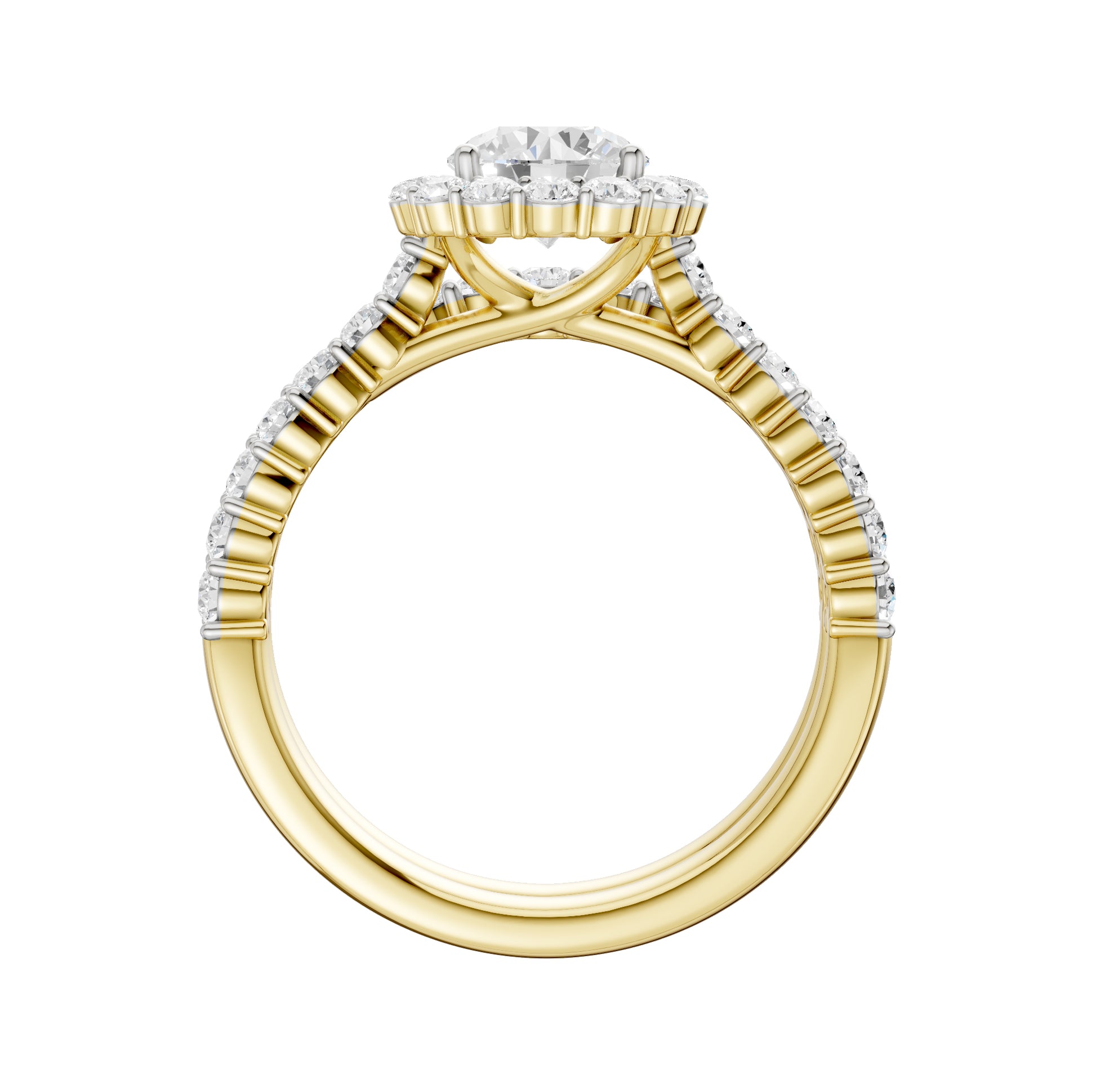 14K 2.00CT Diamond Bridal Set