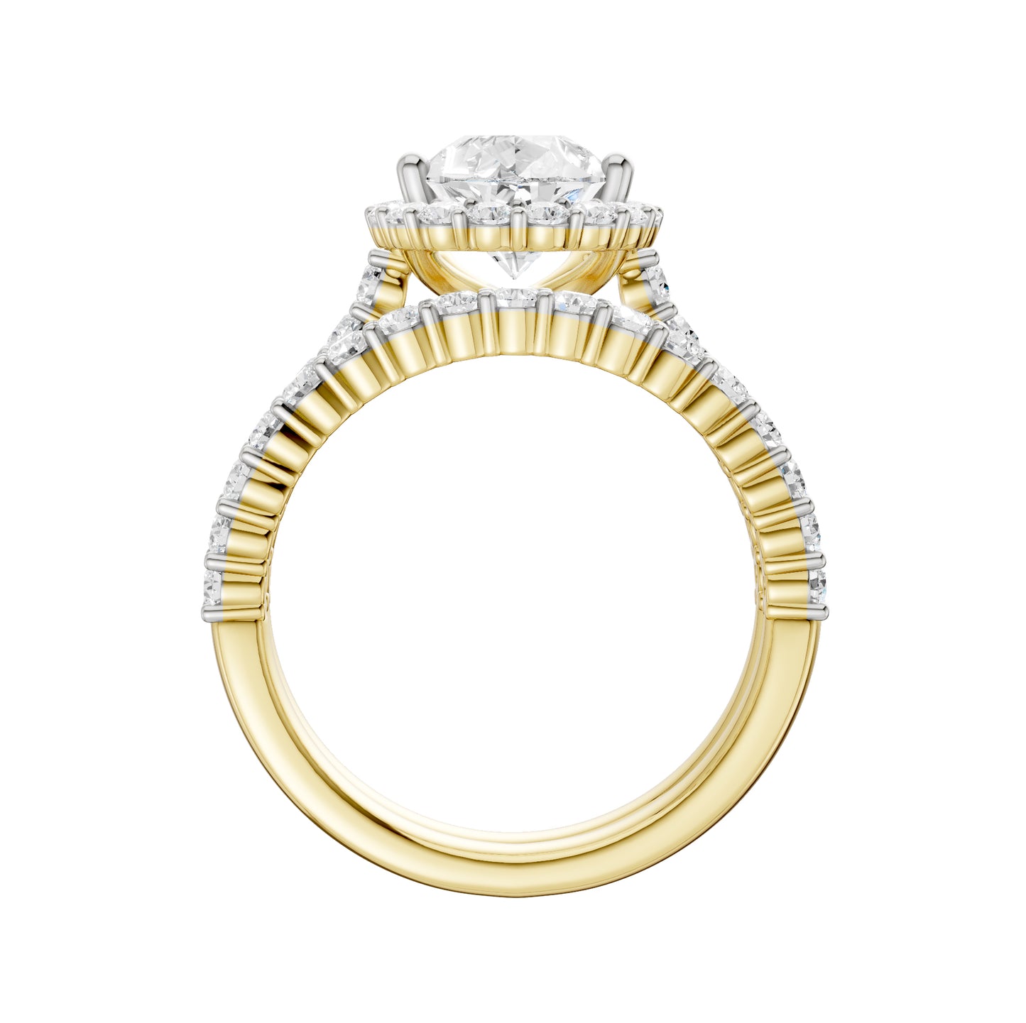 14K 3.00CT Diamond Bridal Set
