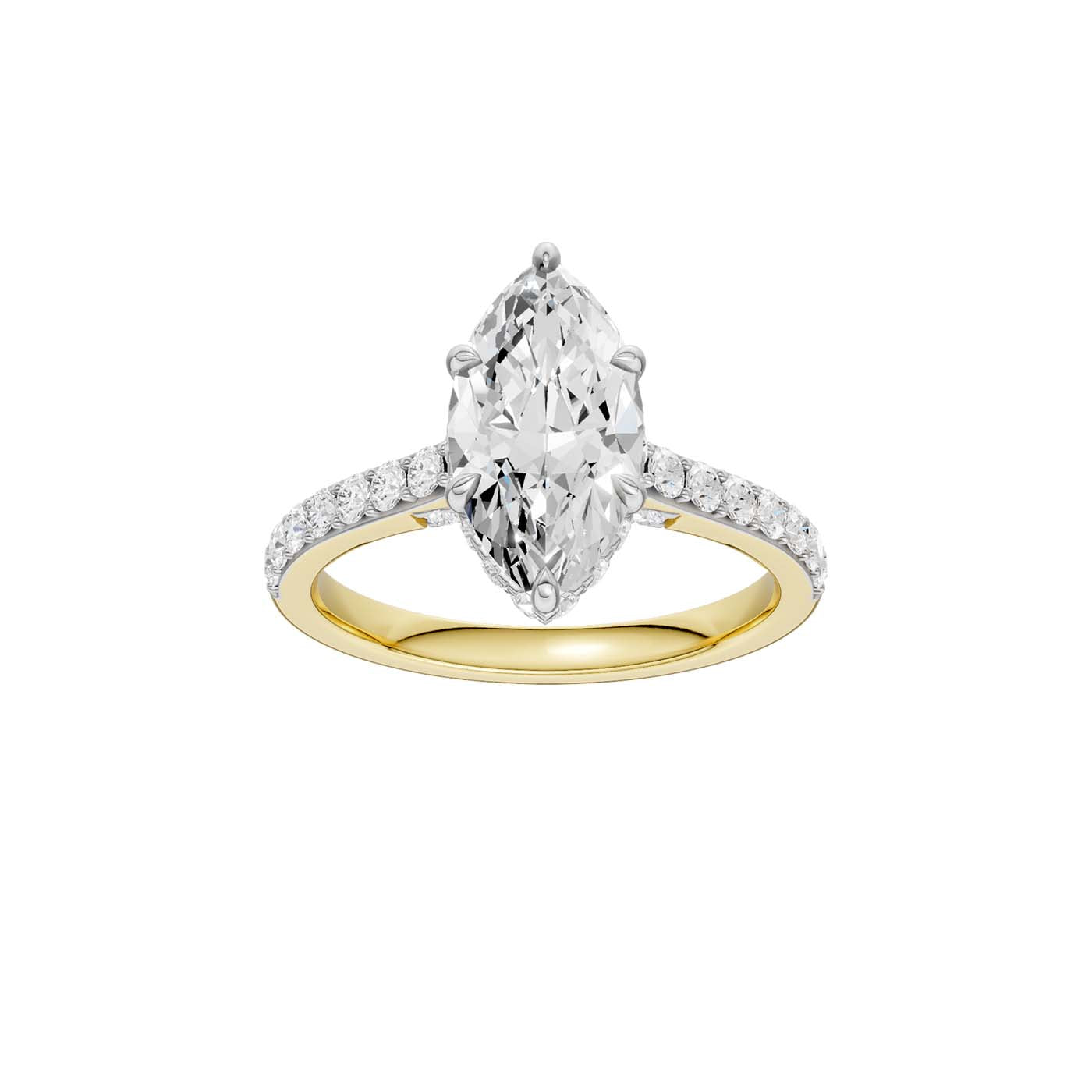 14K 2.50CT Lab Grown Diamond Engagement Ring