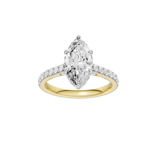 14K 2.50CT Lab Grown Diamond Engagement Ring