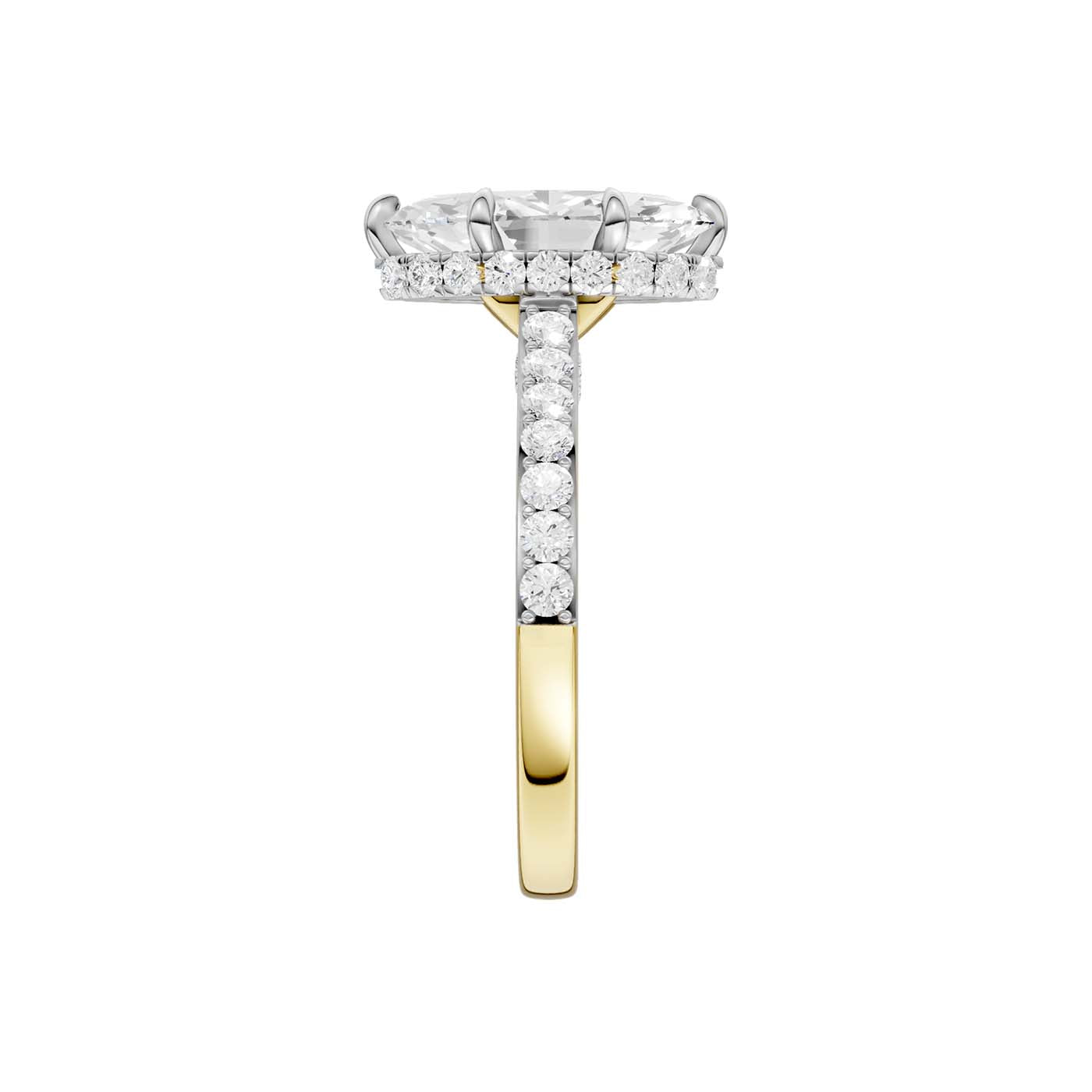 14K 2.50CT Lab Grown Diamond Engagement Ring