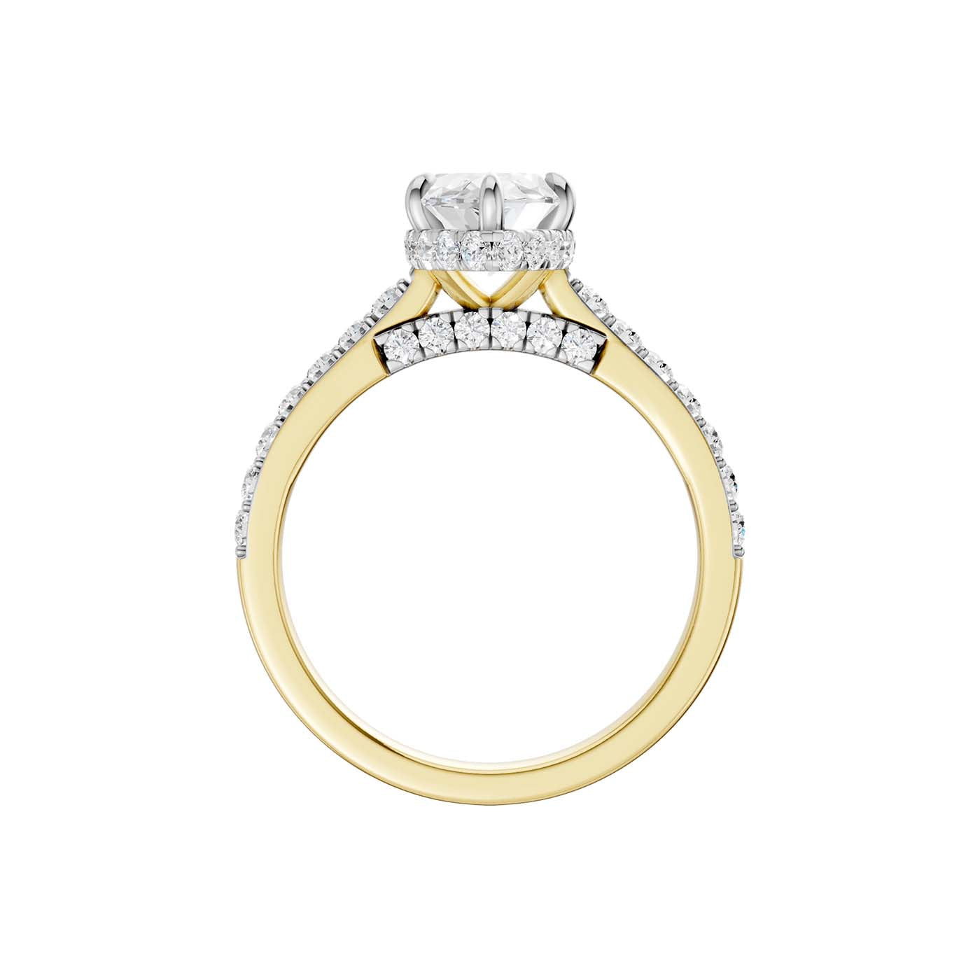 14K 2.50CT Lab Grown Diamond Engagement Ring