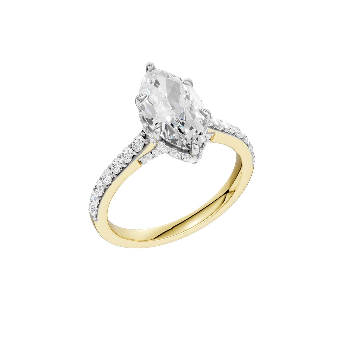 14K 2.50CT Lab Grown Diamond Engagement Ring