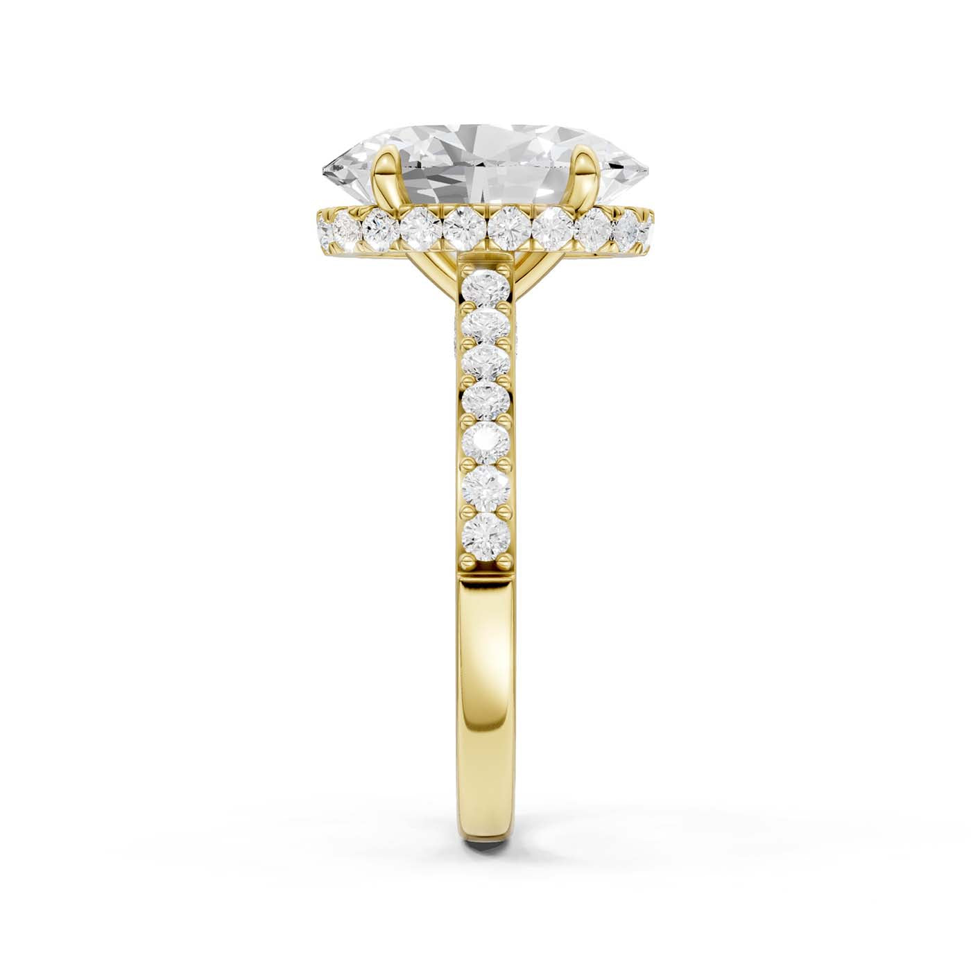 14K 4.50CT Lab Grown Diamond Engagement Ring