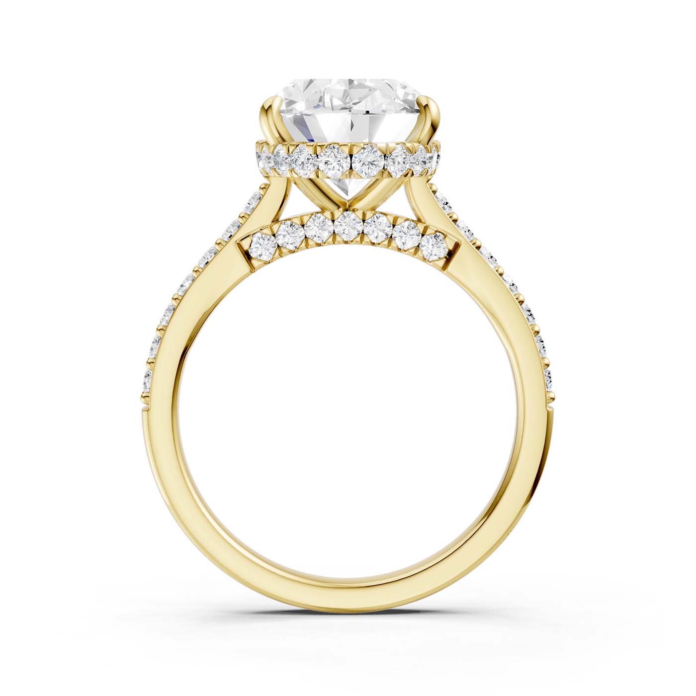 14K 4.50CT Lab Grown Diamond Engagement Ring