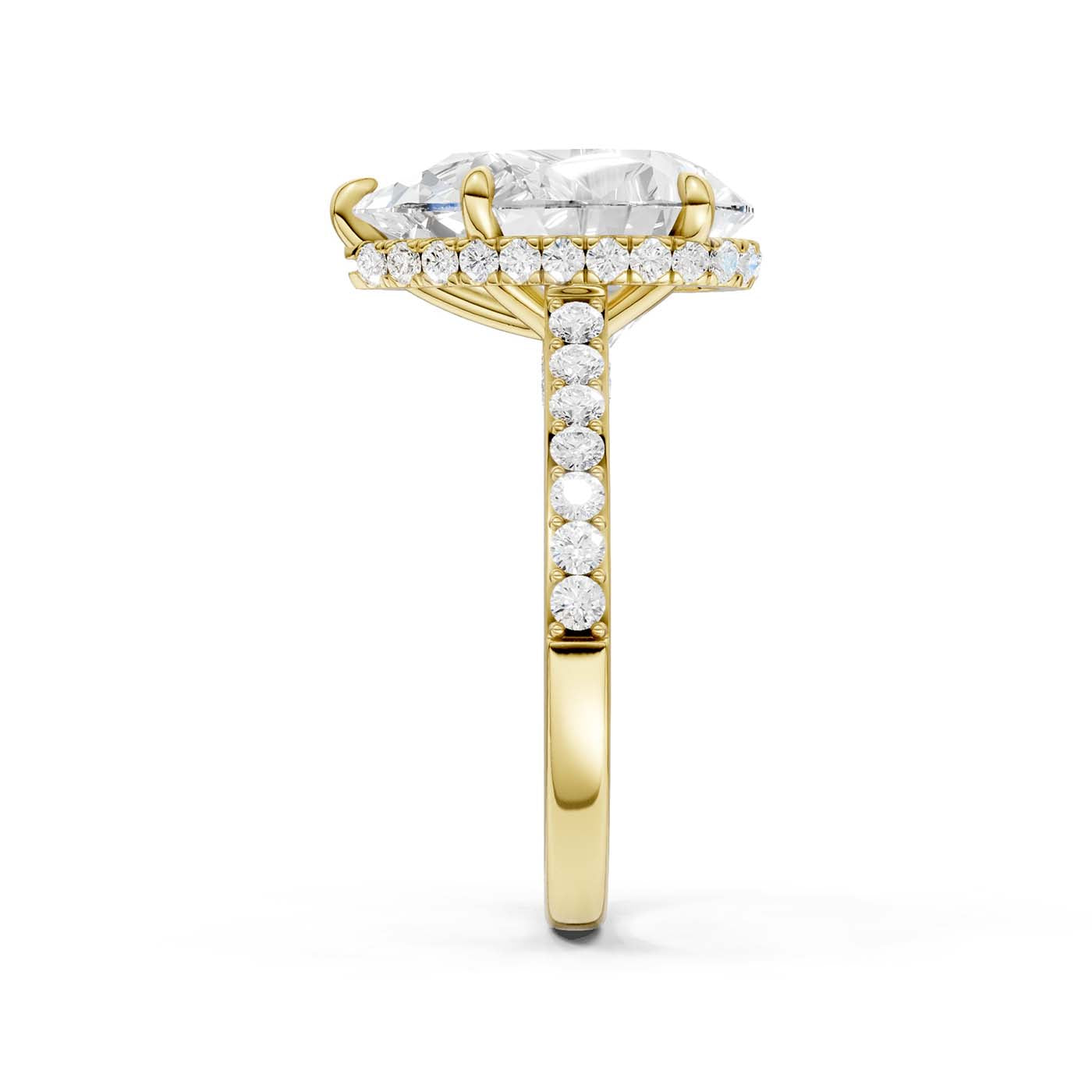 14K 4.50CT Lab Grown Diamond Engagement Ring