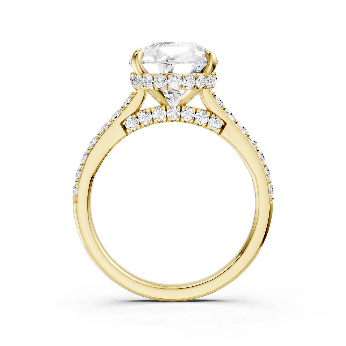 14K 4.50CT Lab Grown Diamond Engagement Ring