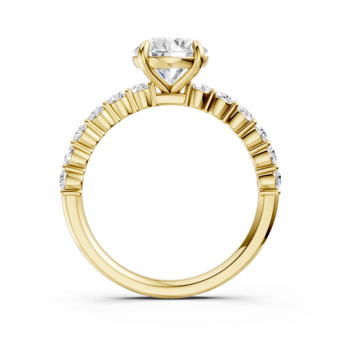 14K 2.00CT Lab Grown Diamond Engagement Ring
