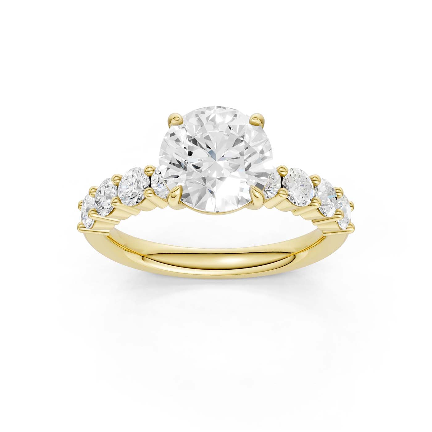 14K 2.75CT Lab Grown Diamond Engagement Ring