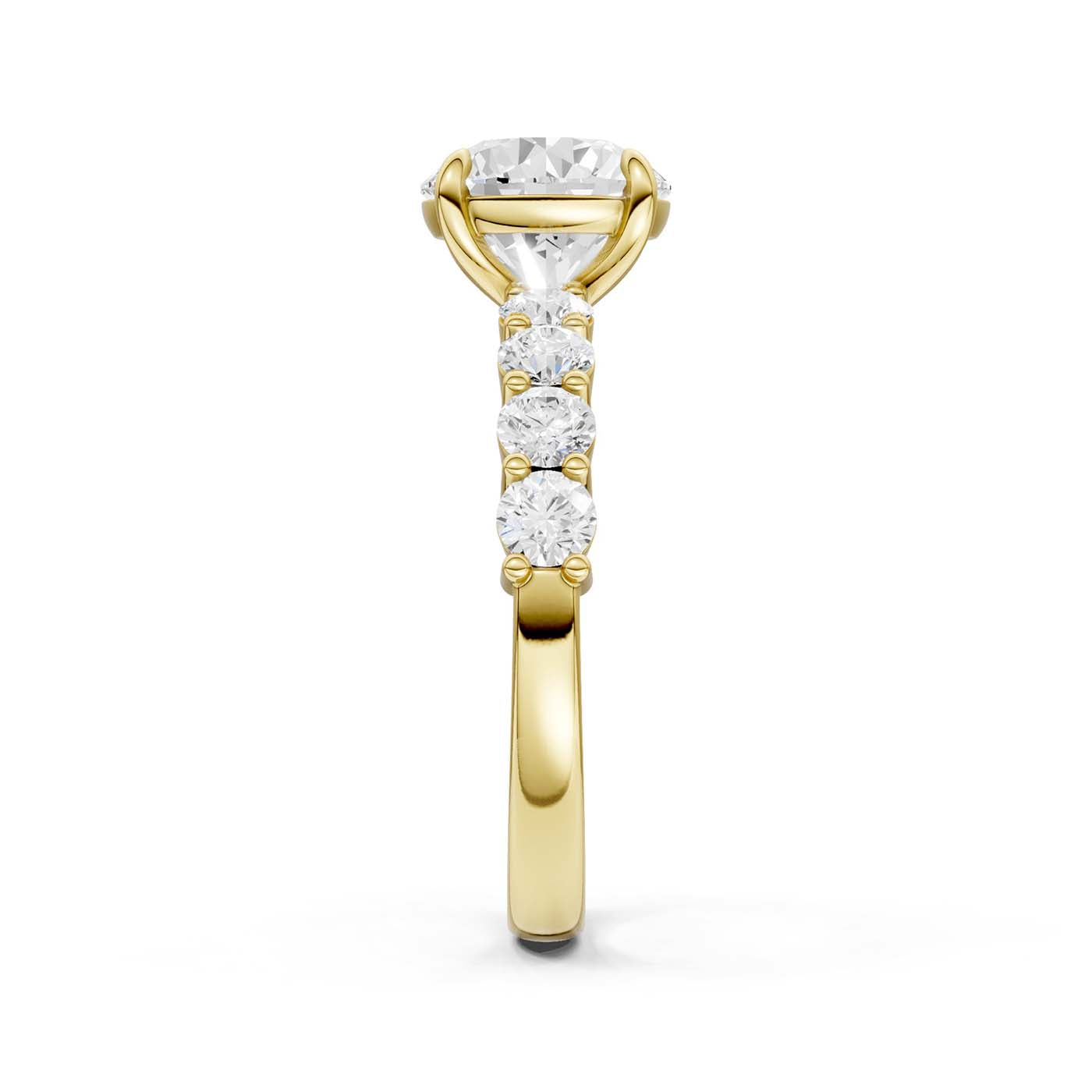 14K 2.75CT Lab Grown Diamond Engagement Ring