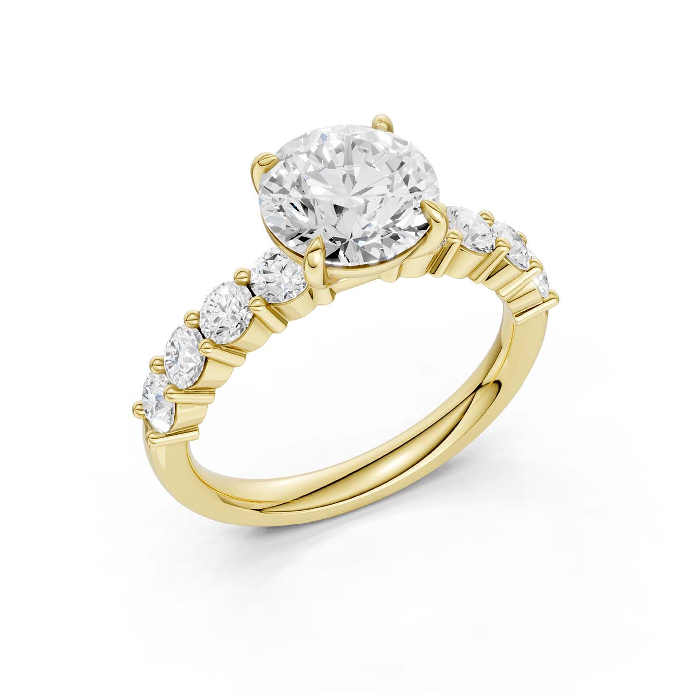 14K 2.75CT Lab Grown Diamond Engagement Ring