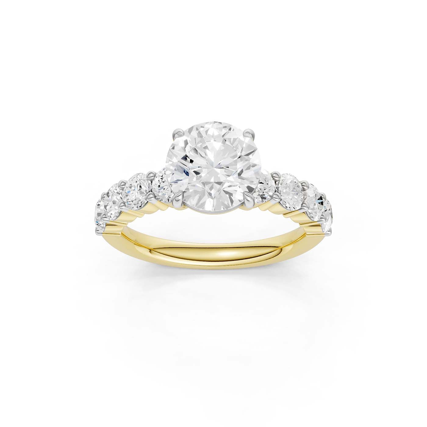 14K 3.00CT Lab Grown Diamond Engagement Ring
