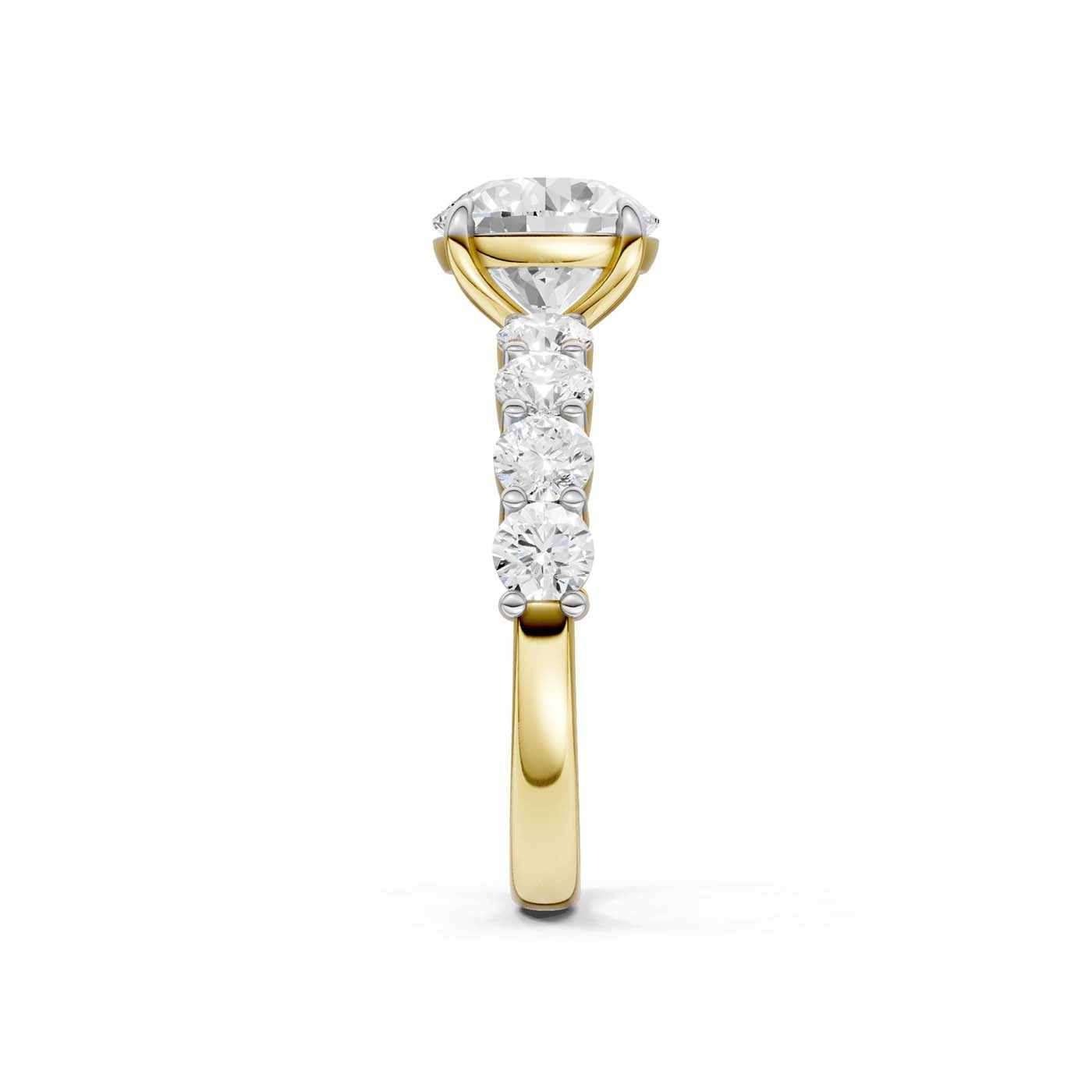 14K 3.00CT Lab Grown Diamond Engagement Ring