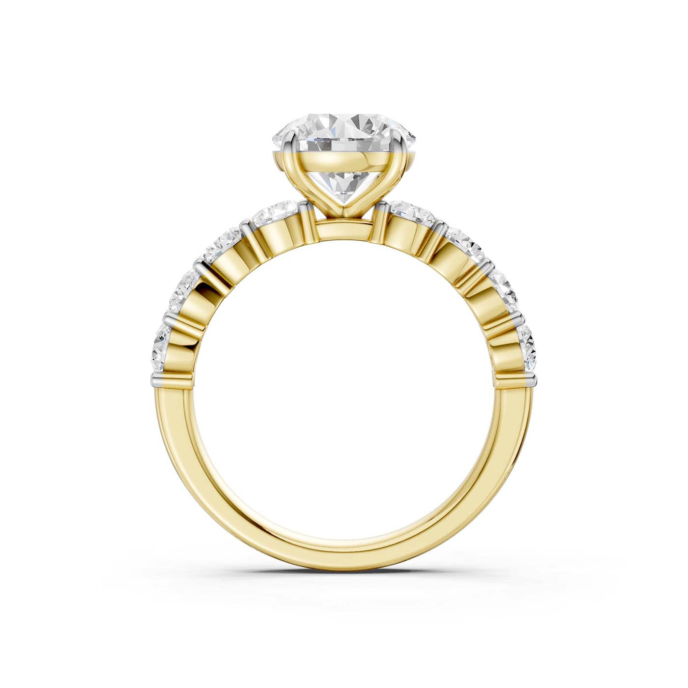 14K 3.00CT Lab Grown Diamond Engagement Ring