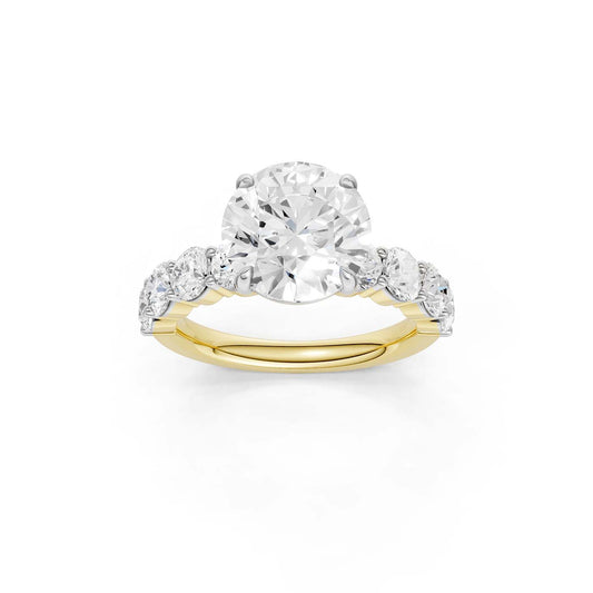 14K 4.50CT Lab Grown Diamond Engagement Ring