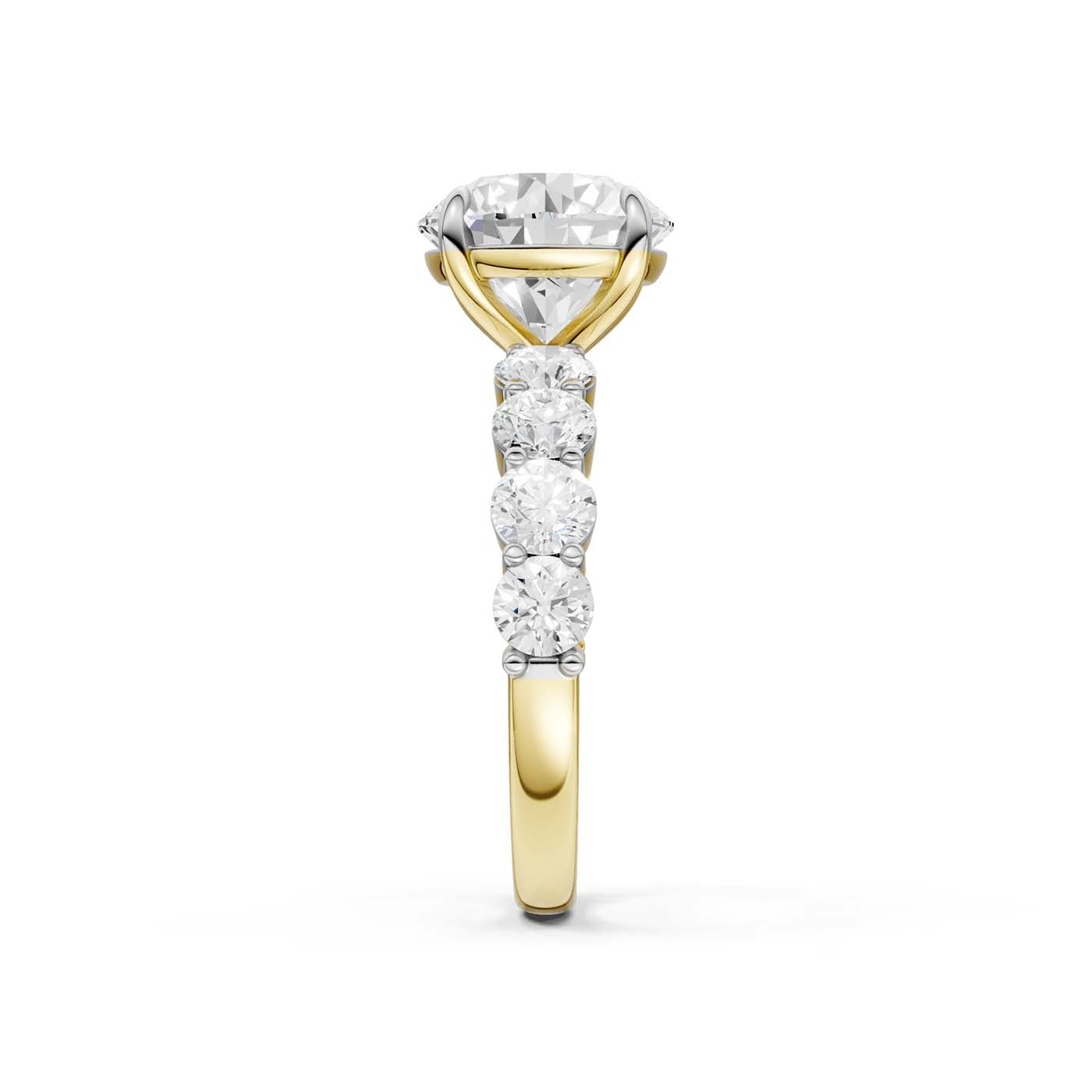 14K 4.50CT Lab Grown Diamond Engagement Ring