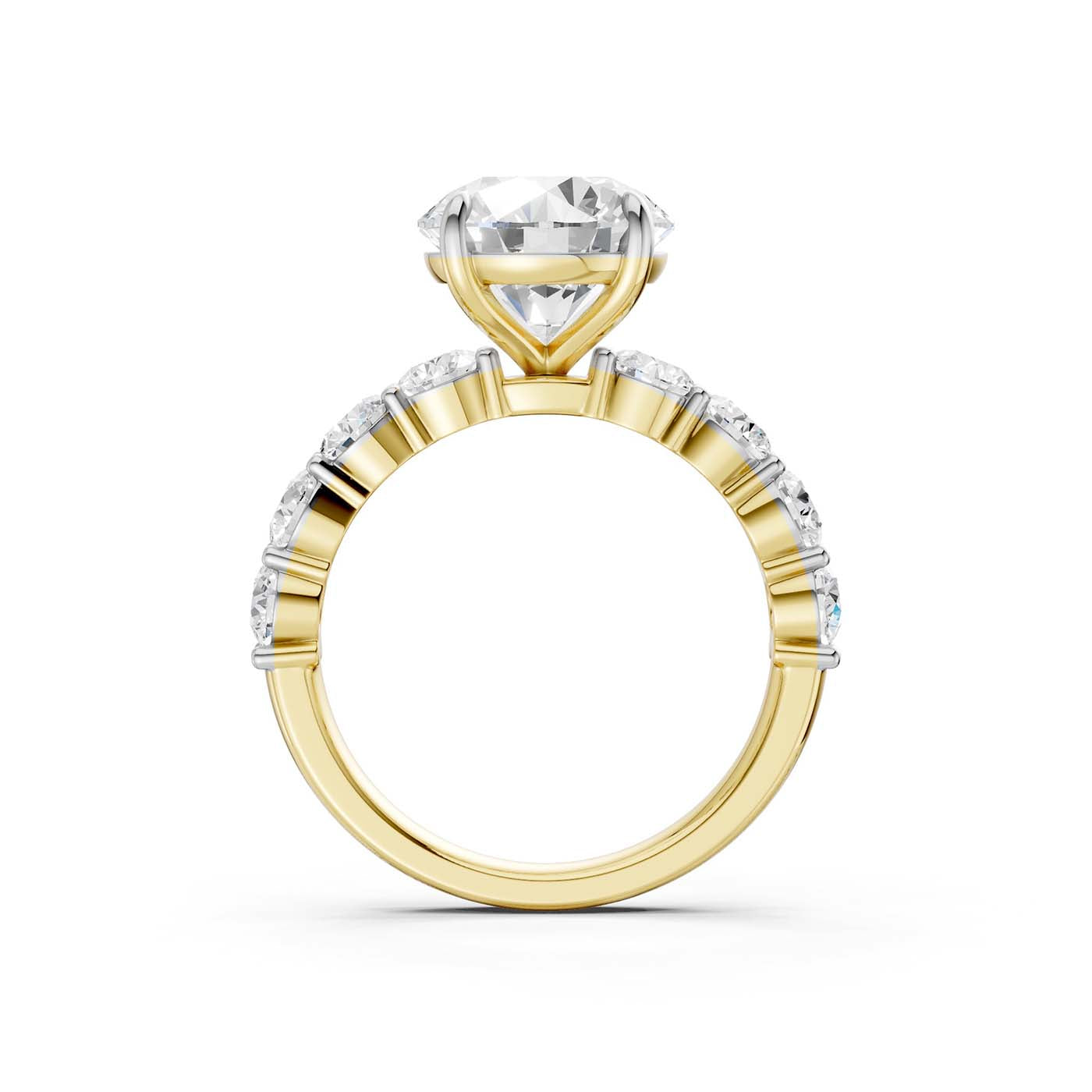 14K 4.50CT Lab Grown Diamond Engagement Ring