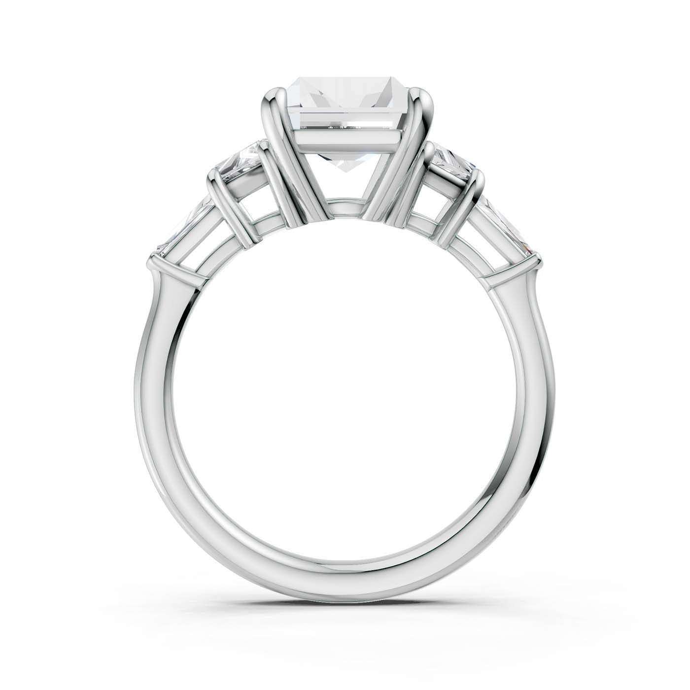 14K 3.78CT Lab Grown Diamond Engagement Ring