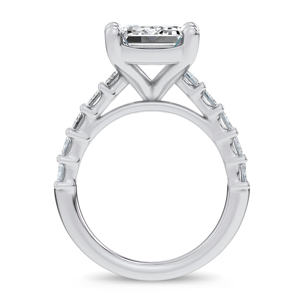 14K 9.50CT Certified Lab Grown Engagement Ring